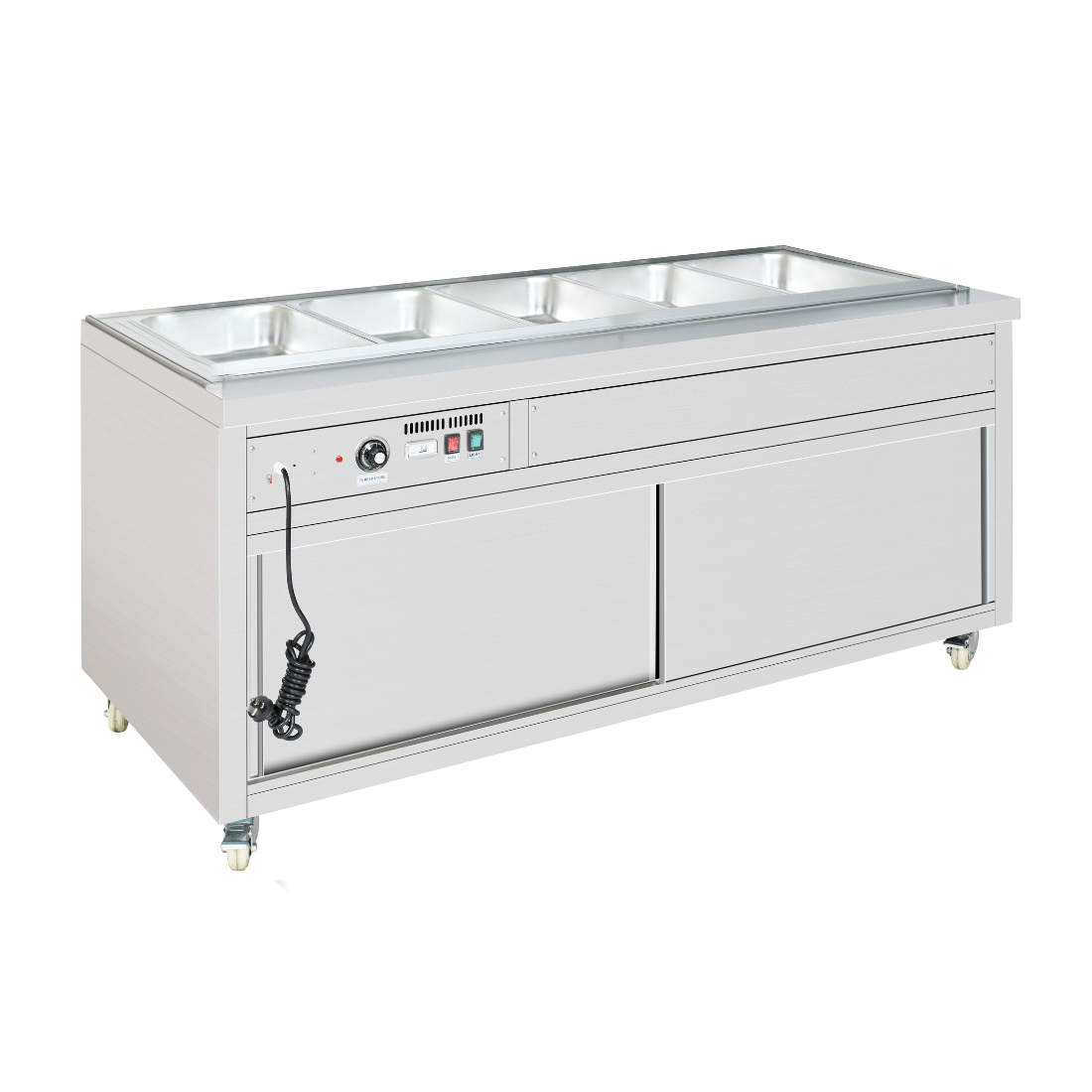 FED Thermaster PG180FE-XB - Wet & Dry Bain Marie 5x GN 1/1 1800mm