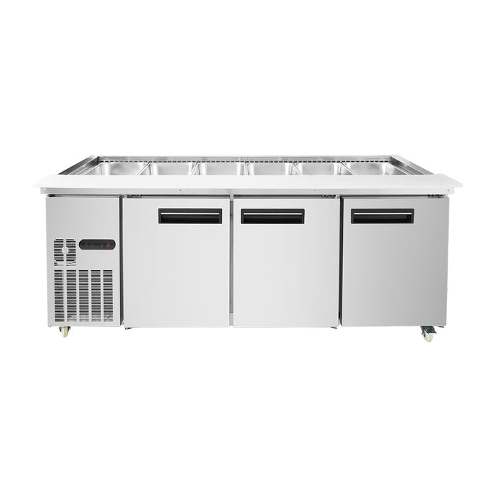 FED Thermaster PG210FA-XB - Refrigerated Salad Bar Station 6x GN 1/1 2140mm