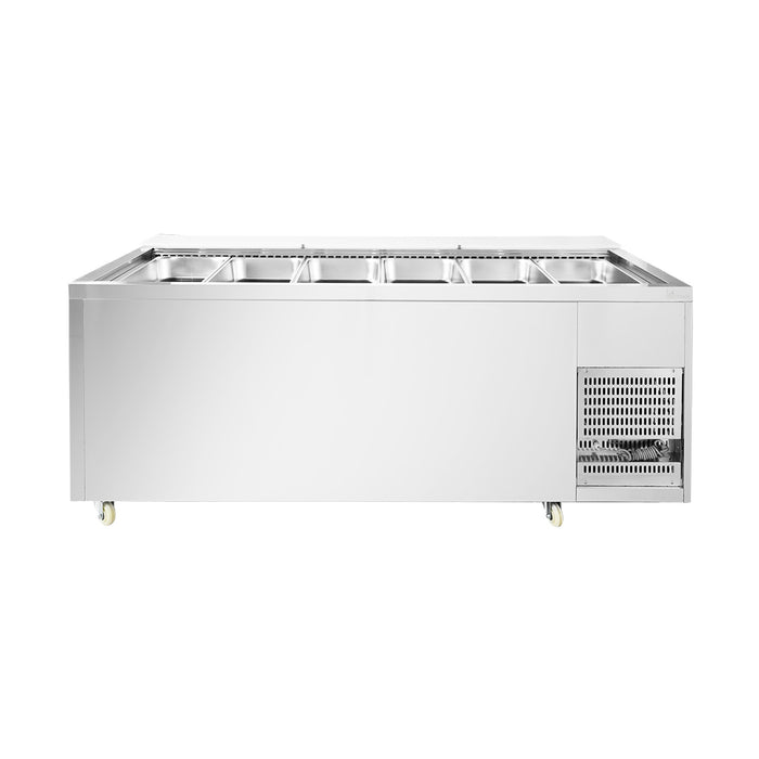 FED Thermaster PG210FA-XB - Refrigerated Salad Bar Station 6x GN 1/1 2140mm - image 4