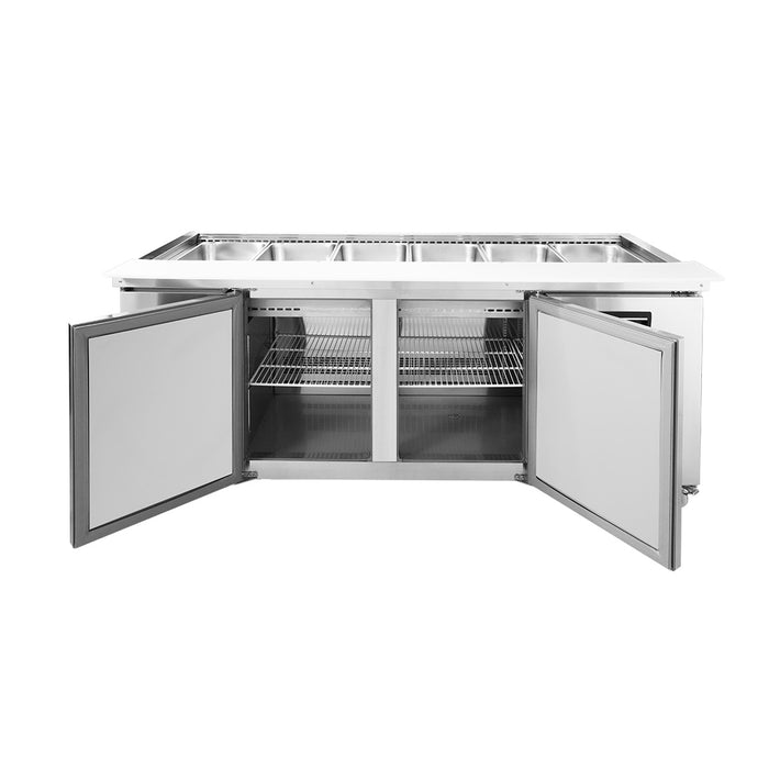FED Thermaster PG210FA-XB - Refrigerated Salad Bar Station 6x GN 1/1 2140mm - image 5