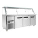 FED Thermaster PG210FA-XG - Cold Salad & Noodle Bar with Glass Canopy 6x GN 1/1 - image 4
