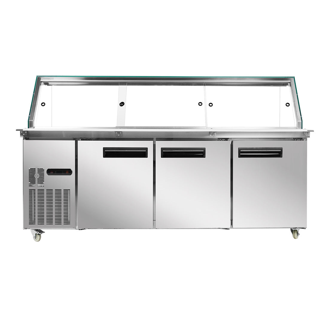 FED Thermaster PG210FA-XG - Cold Salad & Noodle Bar with Glass Canopy 6x GN 1/1 - image 5