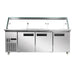 FED Thermaster PG210FA-XG - Cold Salad & Noodle Bar with Glass Canopy 6x GN 1/1 - image 5