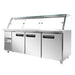 FED Thermaster PG210FA-XG - Cold Salad & Noodle Bar with Glass Canopy 6x GN 1/1