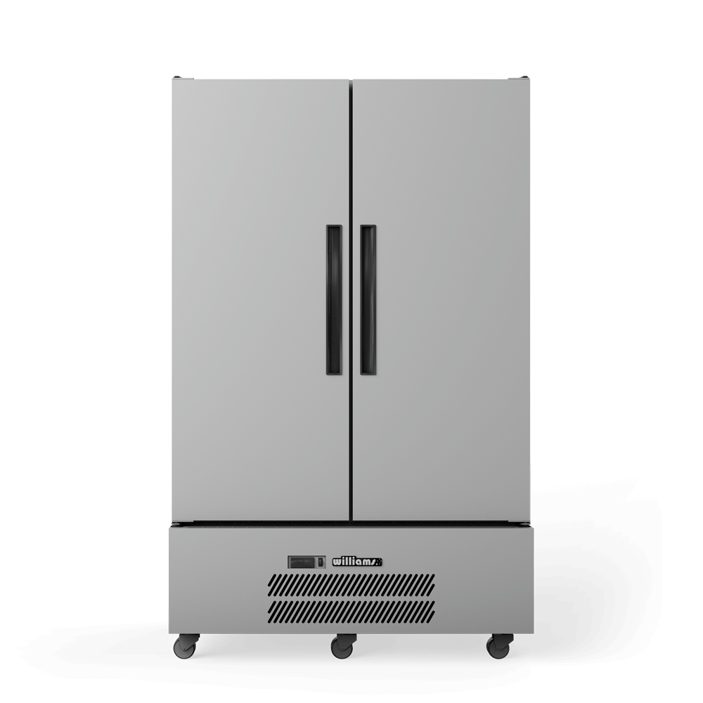 Williams Quartz Star HQS2SSHC - 2 Door Stainless Steel Upright Storage Fridge 1225mm 900L