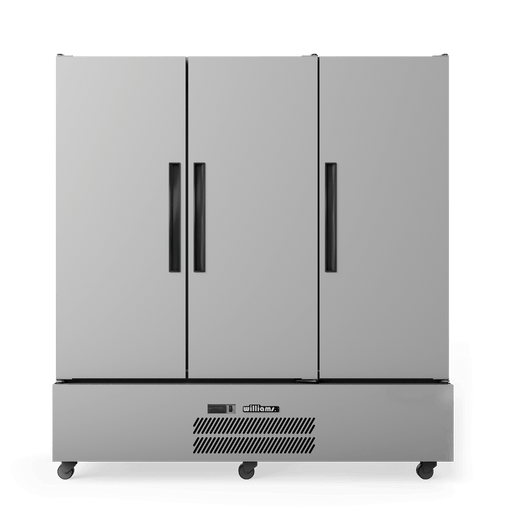 Williams Quartz Star HQS3SSHC - 3 Door Stainless Steel Upright Storage Fridge 1845mm 1500L