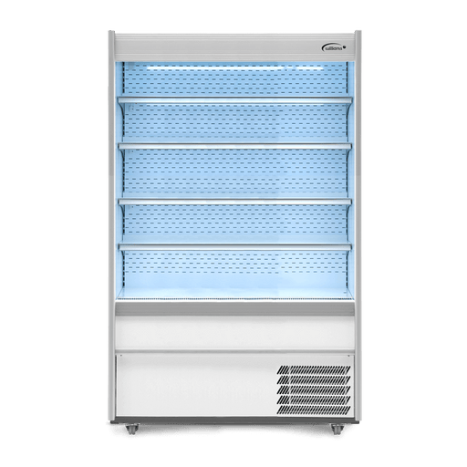 Williams Gem Multideck M125MTWCN - White Open Deck Fridge with Night Blind 1250mm 607L