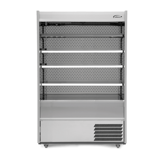 Williams Gem Multideck M125MTSCN - Stainless Steel Open Deck Fridge with Night Blind 1250mm 607L