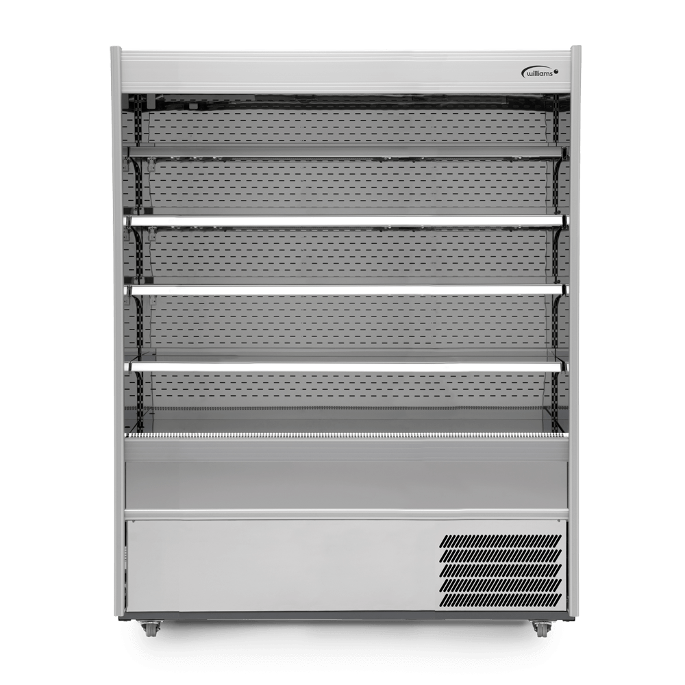Williams Gem Multideck M150MTSCN - Stainless Steel Open Deck Fridge with Night Blind 1510mm 740L