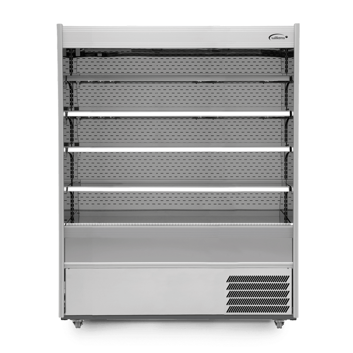 Williams Gem Multideck M150MTWCN - White Open Deck Fridge with Night Blind 1510mm 740L