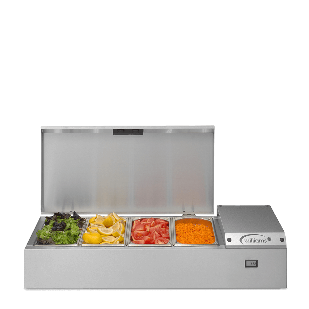 Williams Thermowell TW9 - 4 Pan Countertop Refrigerated Well 980mm