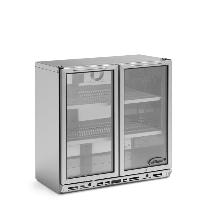 Williams Bottle Cooler BC2SS - 2 Door Stainless Steel Bottle Cooler 900mm 238L