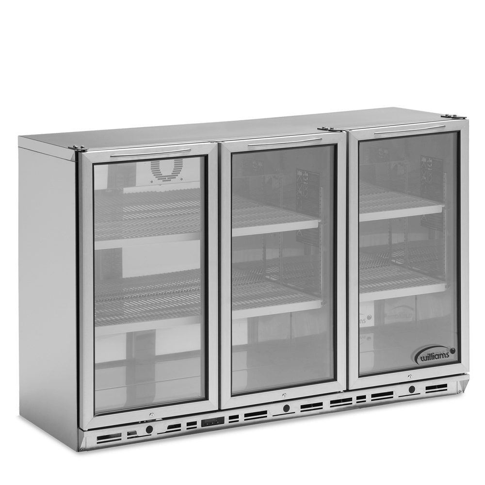Williams Bottle Cooler BC3SS - 3 Door Stainless Steel Bottle Cooler 1350mm 368L