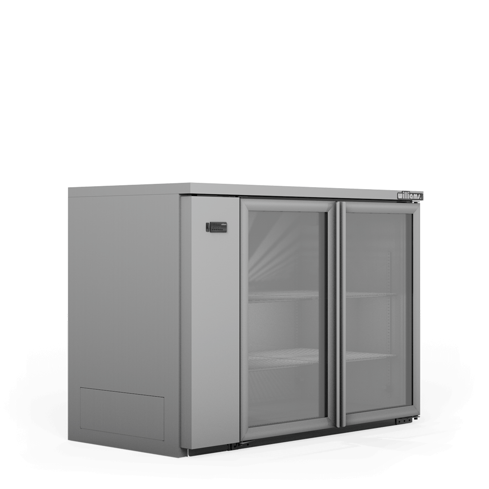Williams Cameo HC2UGSHC / HC2RGS - 2 Door Stainless Steel Undercounter Display Fridge 1497mm 420L