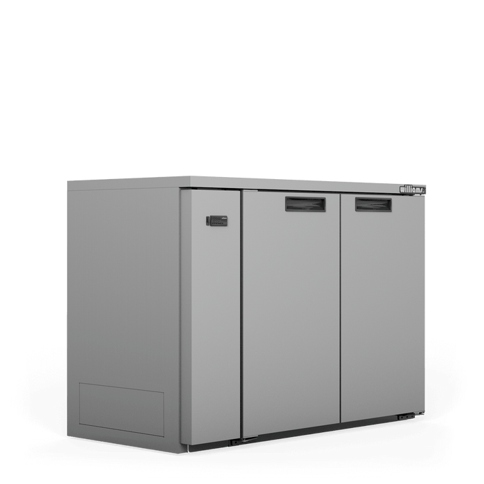 Williams Cameo HC2USSHC / HC2RSS - 2 Door Stainless Steel Undercounter Display Fridge 1497mm 420L