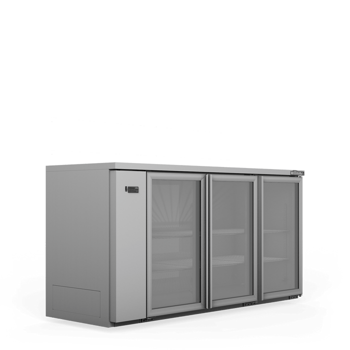 Williams Cameo HC3UGSHC / HC3RGS - 3 Door Stainless Steel Undercounter Display Fridge 2017mm 640L