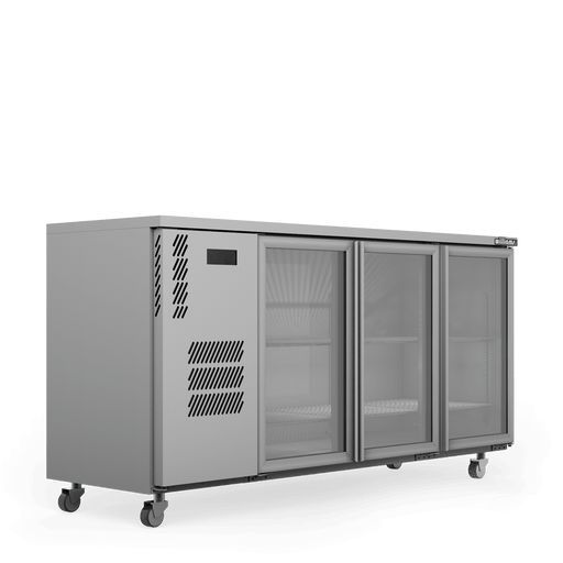 Williams Cameo HC3UGSHC / HC3RGS - 3 Door Stainless Steel Undercounter Display Fridge 2017mm 640L