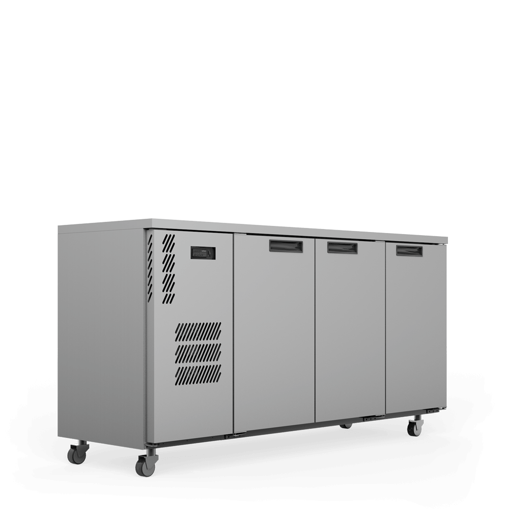 Williams Cameo HC3USSHC / HC3RSS - 3 Door Stainless Steel Undercounter Display Fridge 2017mm 640L