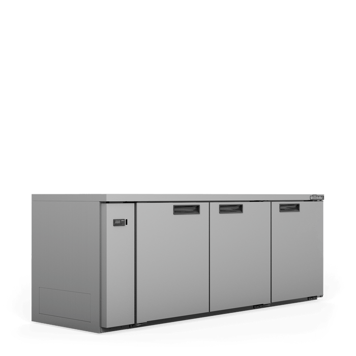 Williams Boronia HB3USBHC / HB3RSB - 3 Door Black Colorbond Undercounter Display Fridge 2189mm 560L