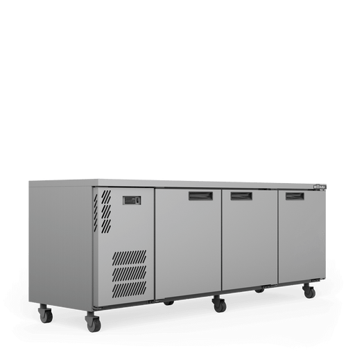 Williams Boronia HB3USSHC / HB3RSS - 3 Door Stainless Steel Undercounter Display Fridge 2189mm 560L