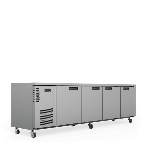 Williams Boronia HB4USSHC / HB4RSS - 4 Door Stainless Steel Undercounter Display Fridge 2775mm 760L