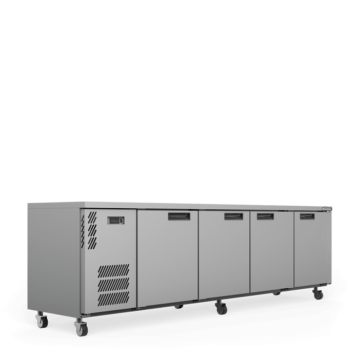 Williams Boronia HB4USSHC / HB4RSS - 4 Door Stainless Steel Undercounter Display Fridge 2775mm 760L