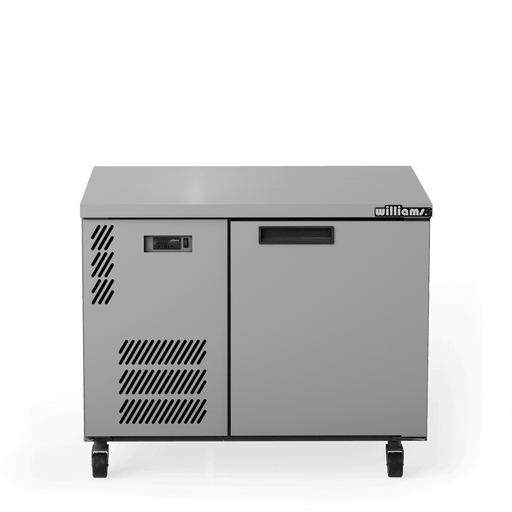 Williams Boronia HB1USS / HB1RSS - 1 Door Stainless Steel Undercounter Display Fridge 1017mm 180L