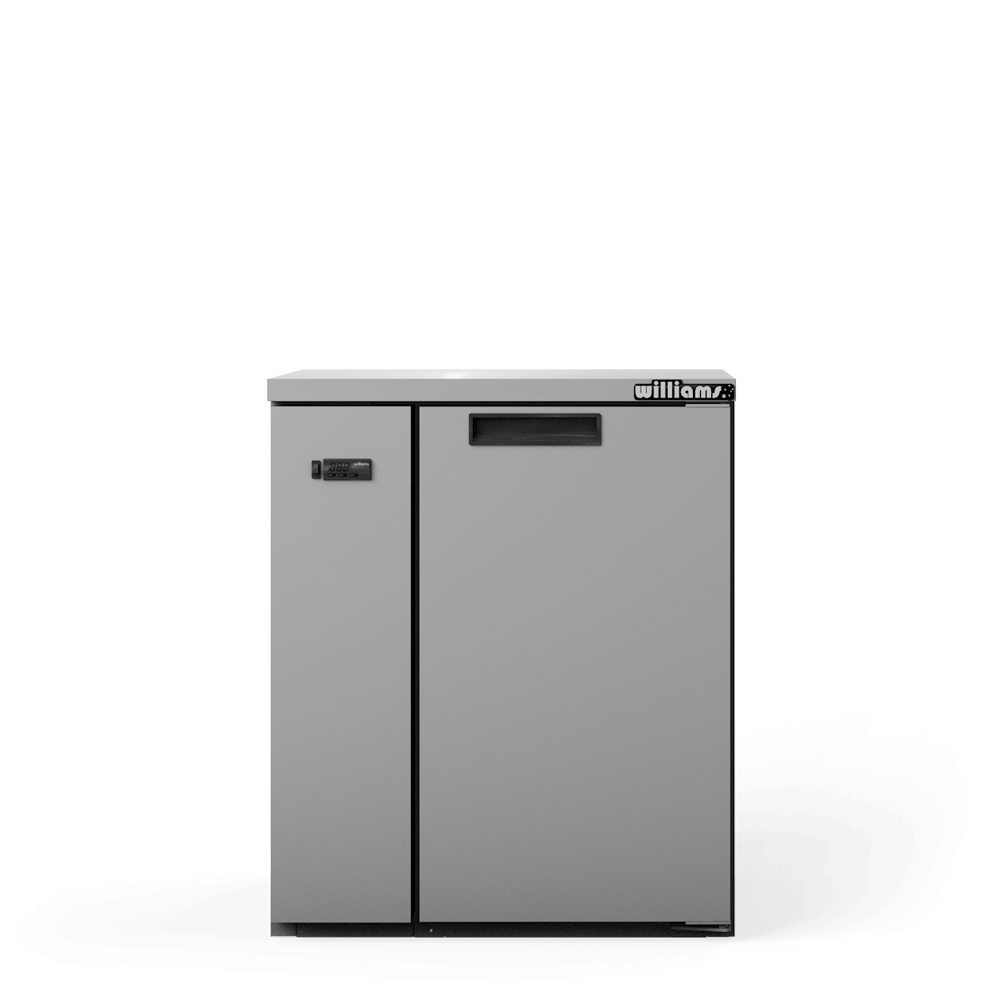 Williams Cameo HC1USS / HC1RSS - 1 Door Stainless Steel Undercounter Display Fridge 977mm 200L