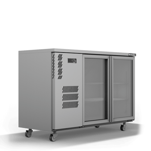 Williams Cameo HC2UGSHC / HC2RGS - 2 Door Stainless Steel Undercounter Display Fridge 1497mm 420L