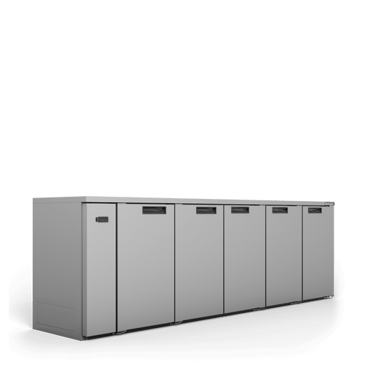 Williams Cameo HC5RSS - 5 Door Stainless Steel Back Bar Counter Display Fridge 2866mm 1100L