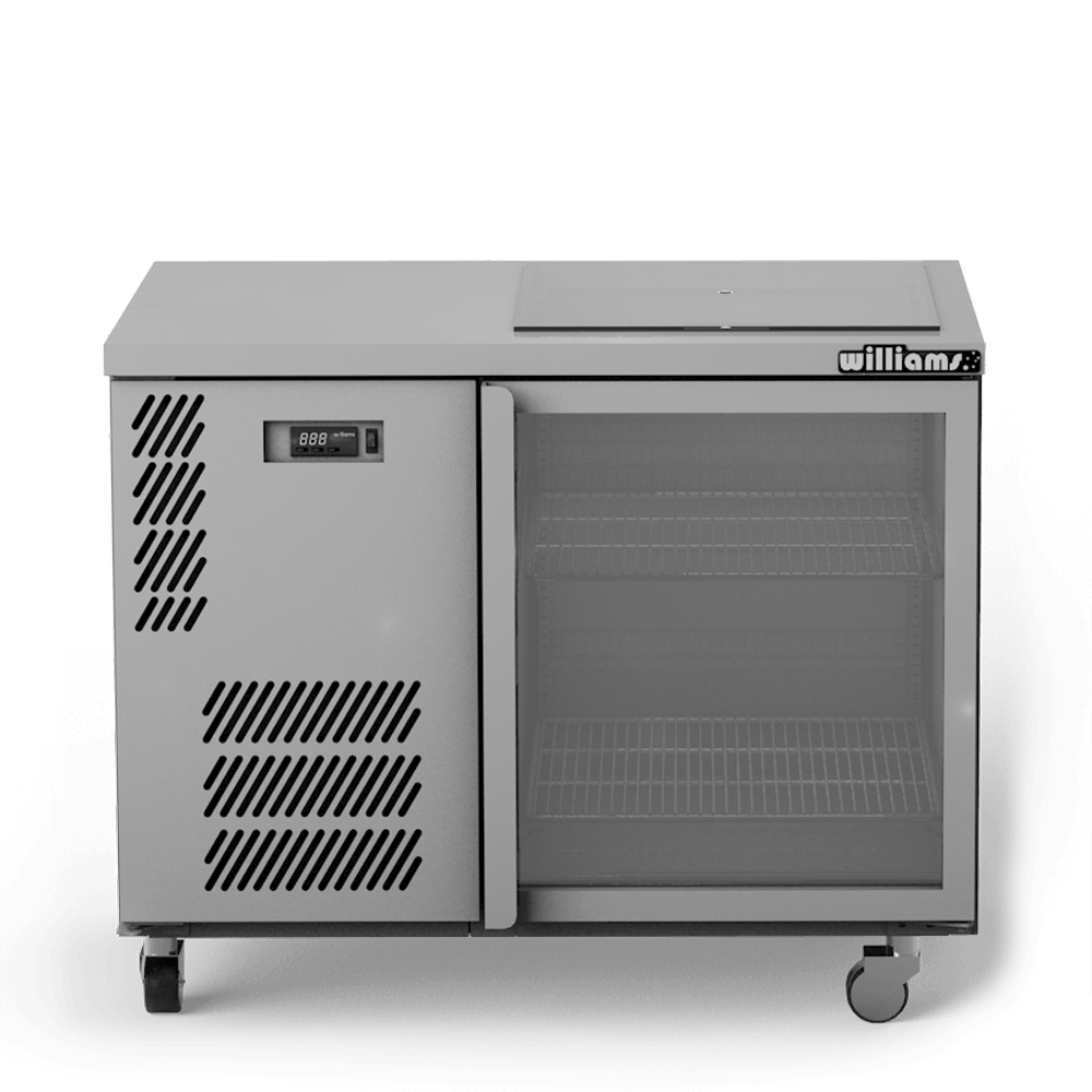 Williams Glass Chiller GC1UGD / GC1RGD - 1 Door Glass Chiller With Two Shelves 1021mm