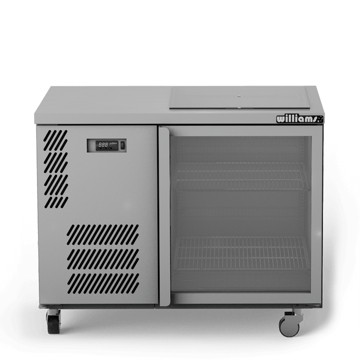 Williams Glass Chiller GC1UGD / GC1RGD - 1 Door Glass Chiller With Two Shelves 1021mm