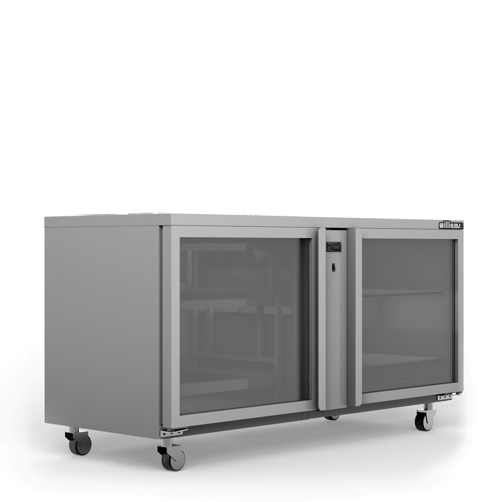 Williams Glass Chiller GC2UGDSL / GC2RGDSL - 2 Door Spring Loaded Glass Chiller 1727mm
