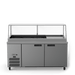 Williams Banksia HSP5UBA - 2 Door White Colorbond Prep Counter Fridge With Flat Blown Air Well 1800mm 500L