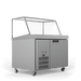 Williams Banksia HSP18UBASS - 1 Door Stainless Steel Prep Counter Fridge With Angled Blown Air Well 1118mm 250L