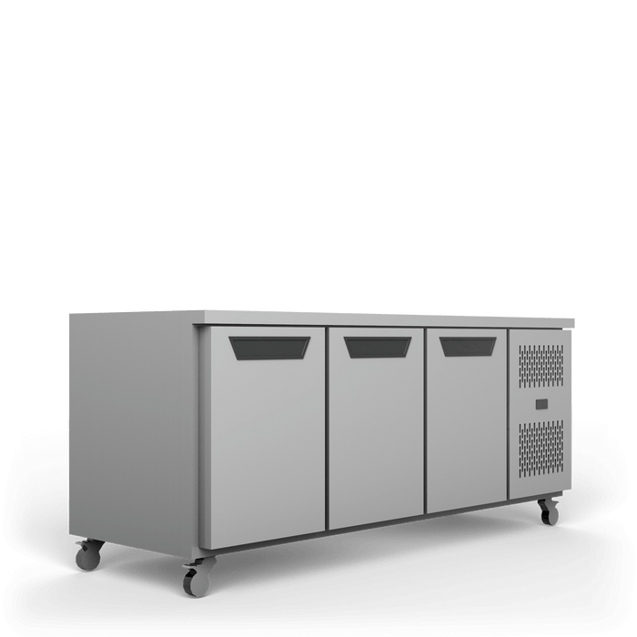 Williams Topaz Under Counter HTU3GSHC - 3 Door Stainless Undercounter Glass Door Fridge 1765mm 410L
