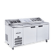 Williams Jade Pizza HJ2PCBA - 2 Door White Colorbond Pizza Prep Counter Fridge With Blown Air Well 1815mm 710L