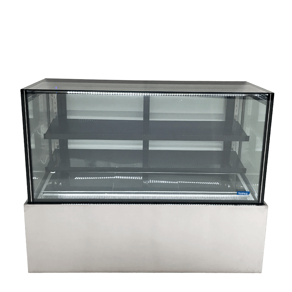 Williams Topaz Cake Display HTG15HC - 2 Tier Plus Base Free Standing Refrigerated Cake & Food Display 1500mm