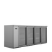Williams Cameo HC4UGSHC / HC4RGS - 4 Door Stainless Steel Undercounter Display Fridge 2537mm 870L