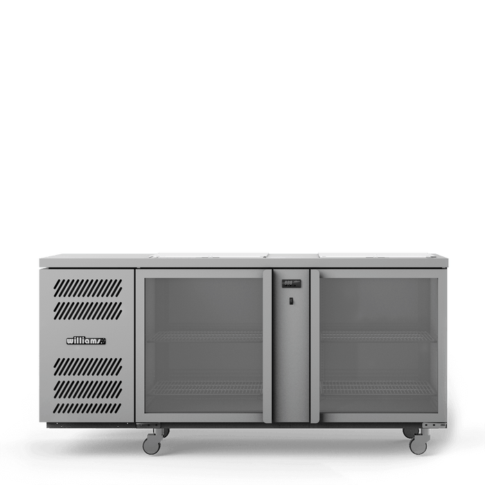 Williams Glass Chiller GC25UGDSL / GC25RGDSL - 2 Door Spring Loaded Glass Chiller - 500 x 500 baskets 2017mm