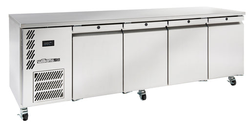 Williams Opal HO4USSHC / HO4RSS - 4 Door Stainless Steel Undercounter Fridge 2401mm 670L