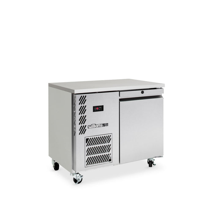 Williams Opal LO1USS / LO1RSS - 1 Door Stainless Steel Undercounter Storage Freezer 927mm 190L