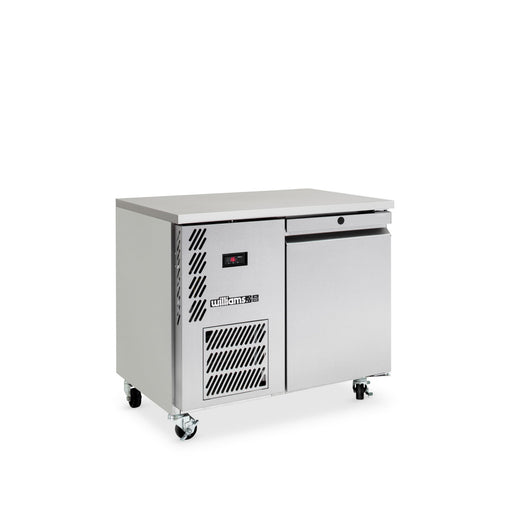 Williams Opal HO1USS / HO1RSS - 1 Door Stainless Steel Undercounter Storage Fridge 927mm 190L