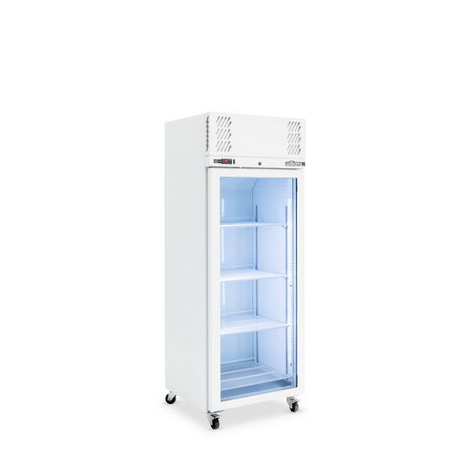 Williams Pearl HP1GWHC - 1 Door White Colorbond Upright Display Fridge 740mm 520L