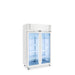 Williams Pearl LP2GWHC - 2 Door White Colorbond Upright Display Freezer 1225mm 950L