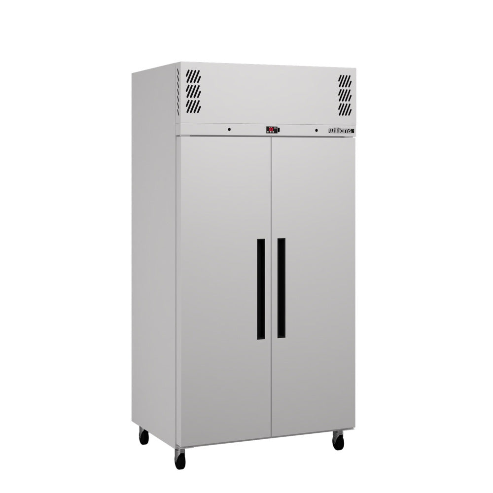 Williams Pearl LPR2SWHC - Slim 2 Door White Colorbond Upright Storage Freezer 1000mm 750L