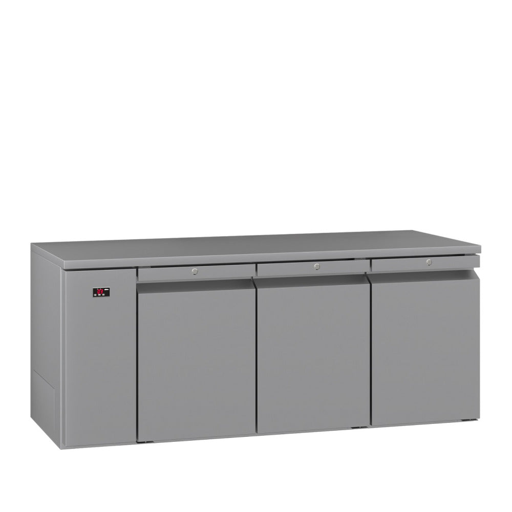 Williams Opal HO3USSHC / HO3RSS - 3 Door Stainless Steel Undercounter Fridge 1910mm 510L