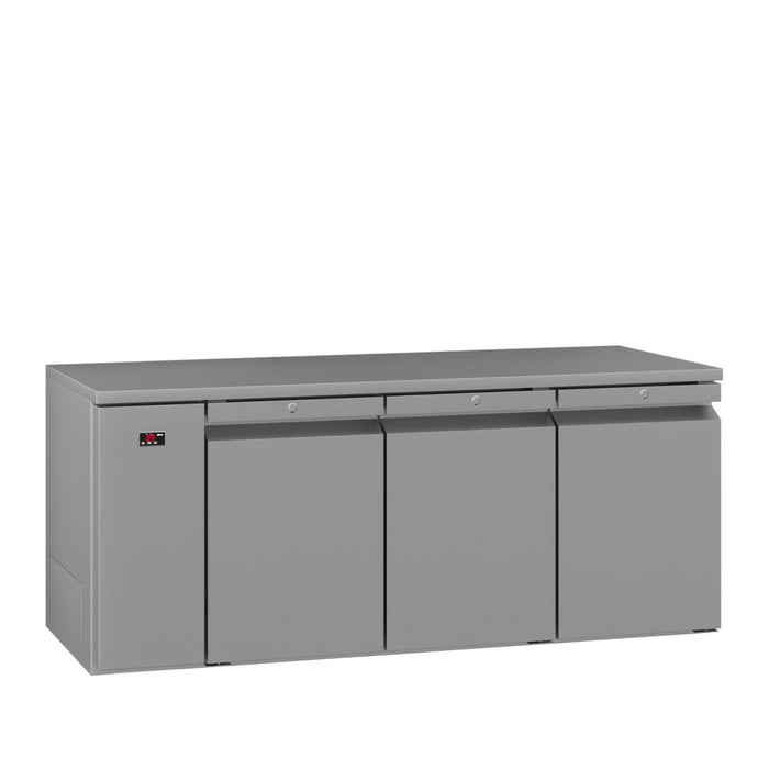 Williams Opal HO3USSHC / HO3RSS - 3 Door Stainless Steel Undercounter Fridge 1910mm 510L