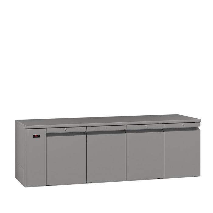 Williams Opal HO4USSHC / HO4RSS - 4 Door Stainless Steel Undercounter Fridge 2401mm 670L