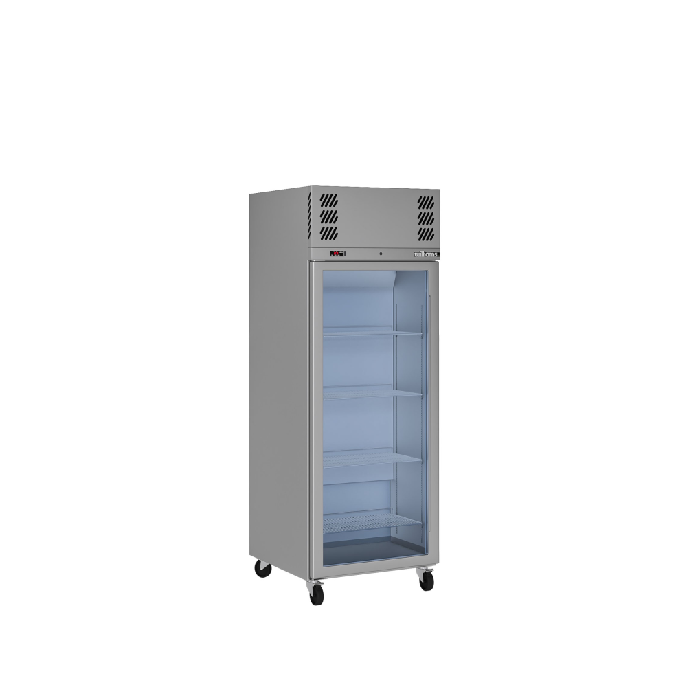Williams Pearl LP1GSHC - 1 Door Stainless Steel Upright Display Freezer 740mm 520L